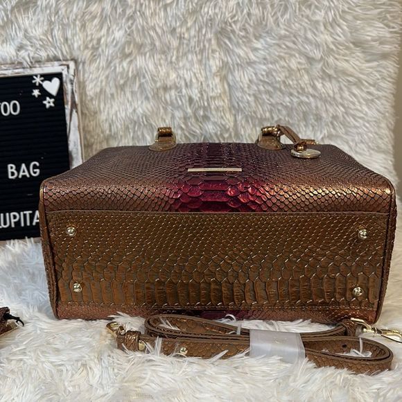 Brahmin Marissa/Ady set in pomegranate harkness - Picture 8 of 12